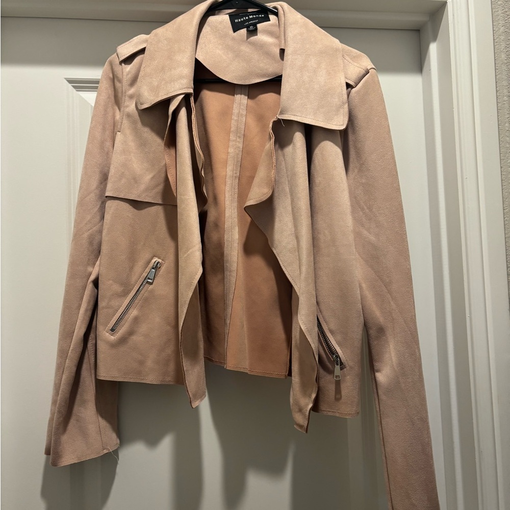 Haute Monde faux suede jacket